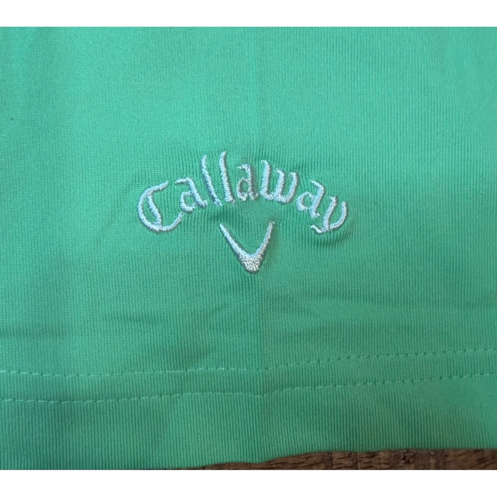 Callaway Mens Opti-Dri Golf Polo Shirt Mint Green Short Sleeve Size Medium NWT - Picture 4 of 7